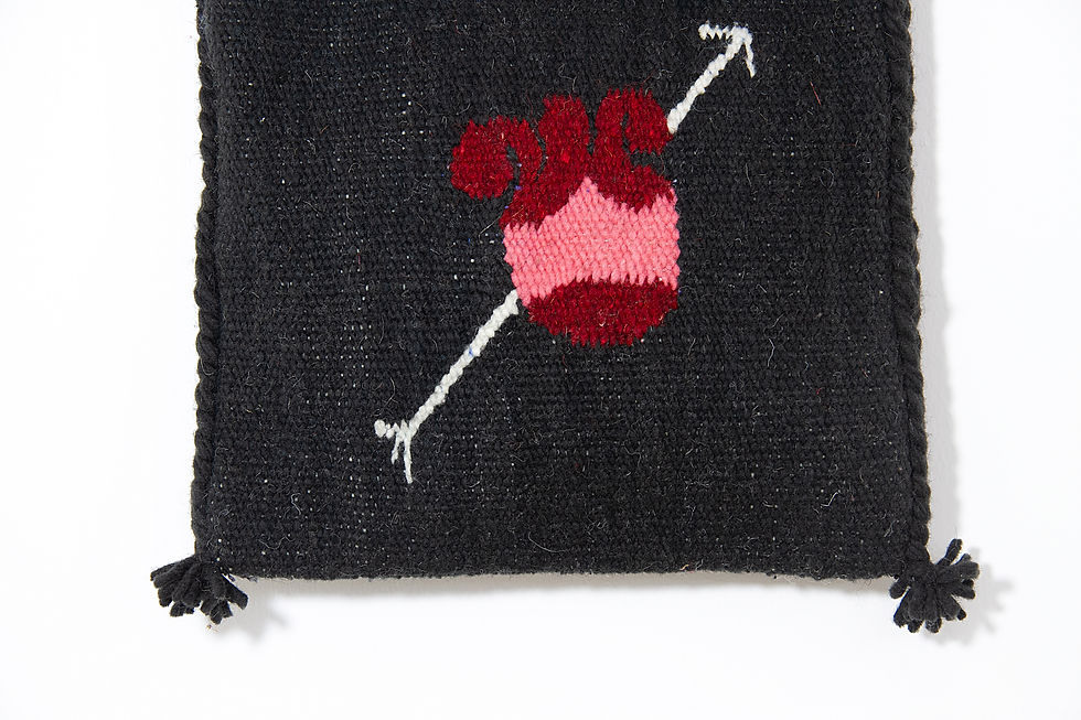 Miniatura: Yóllotl flechado negro obsidiana