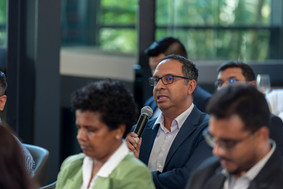 Audience members participating during the CRLF forum in 2026