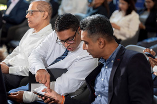 Audience members participating during the CRLF forum in 2026