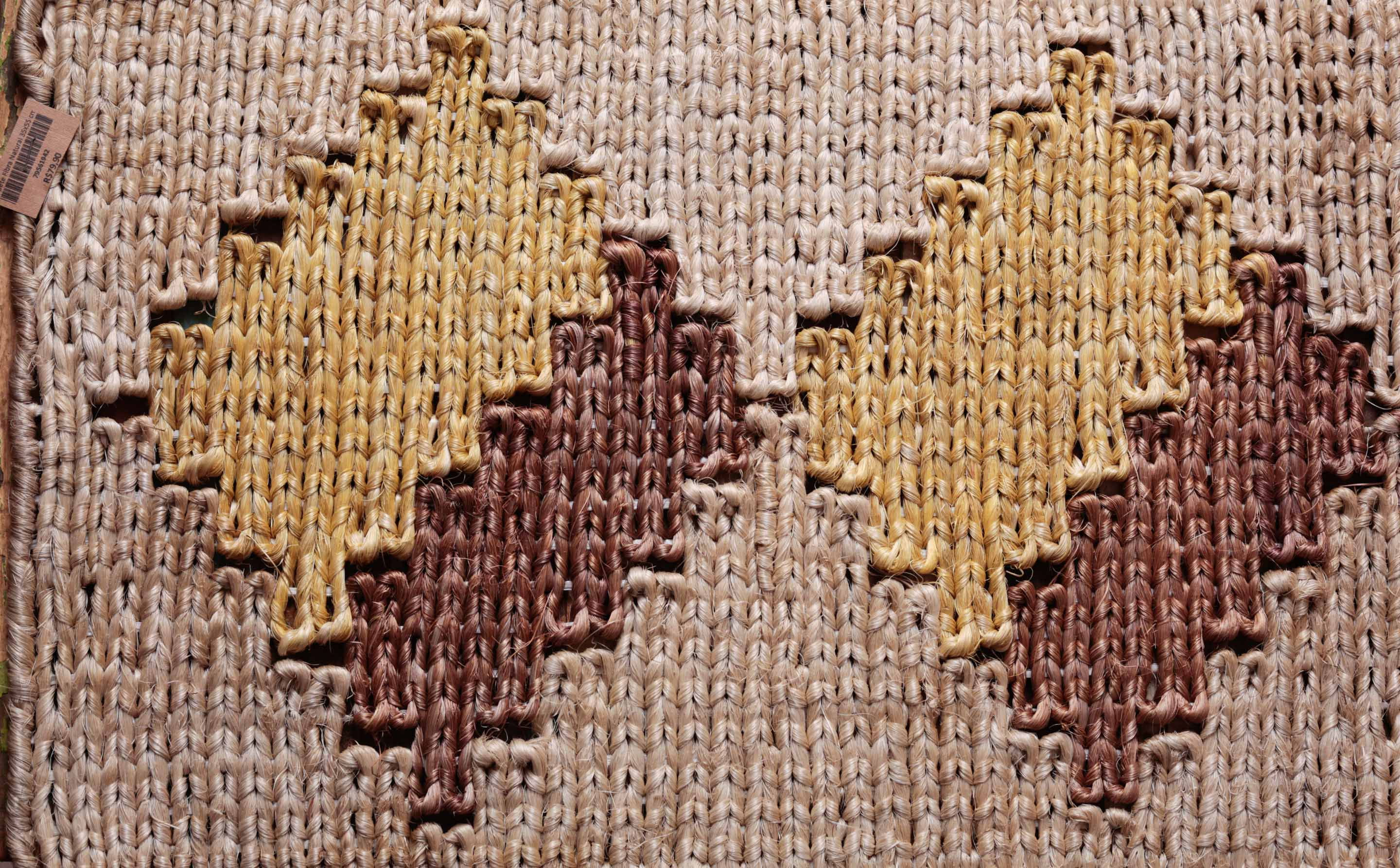 Tapete de sisal pequeno