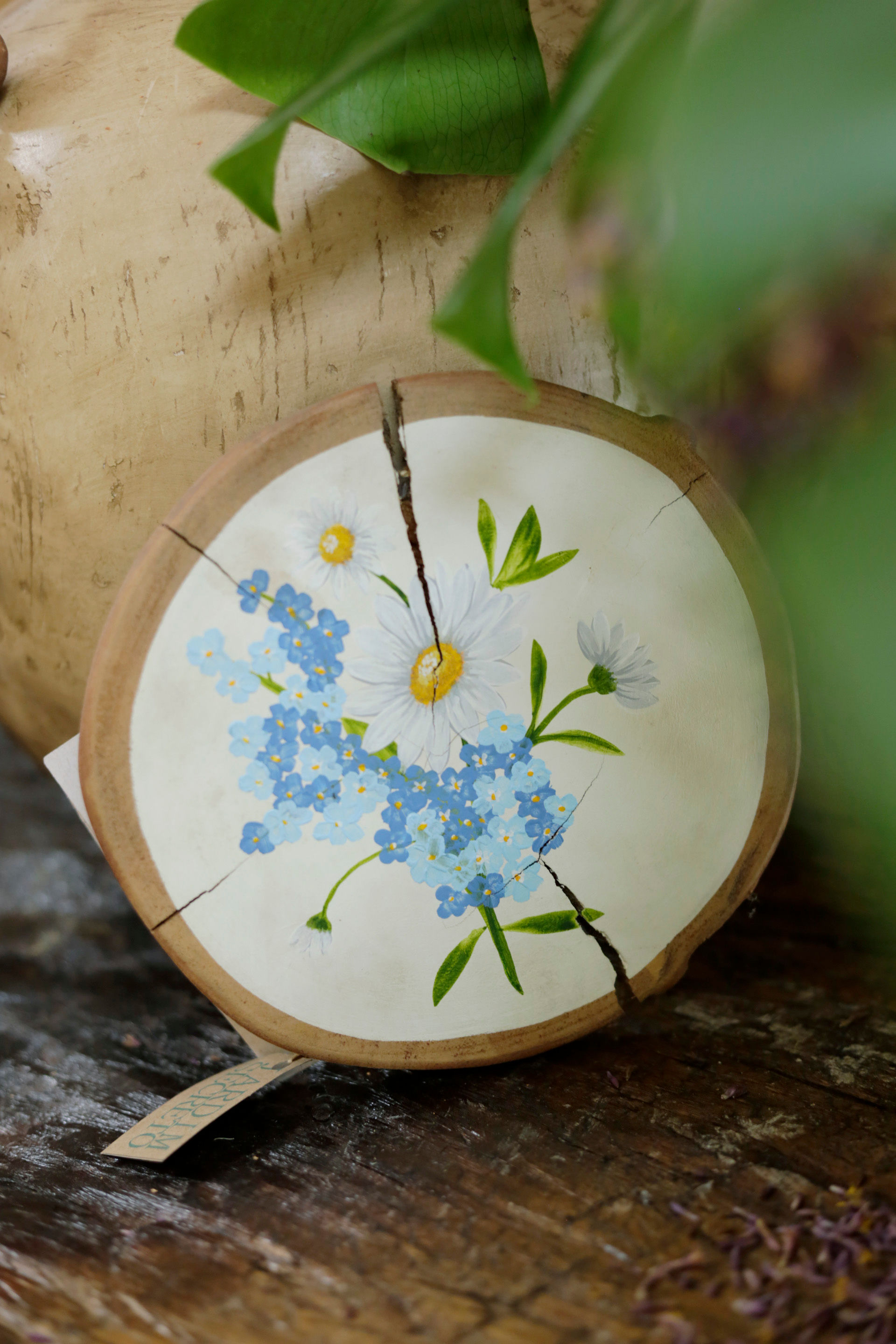 Quadro Margaridas Madeira Pintura