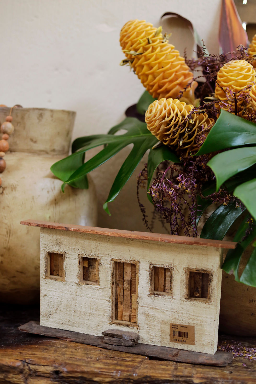 Miniatura: Quadro - Casinha Vilarejo