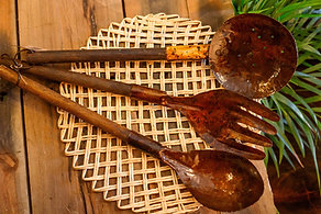 Trio de talheres decorativo