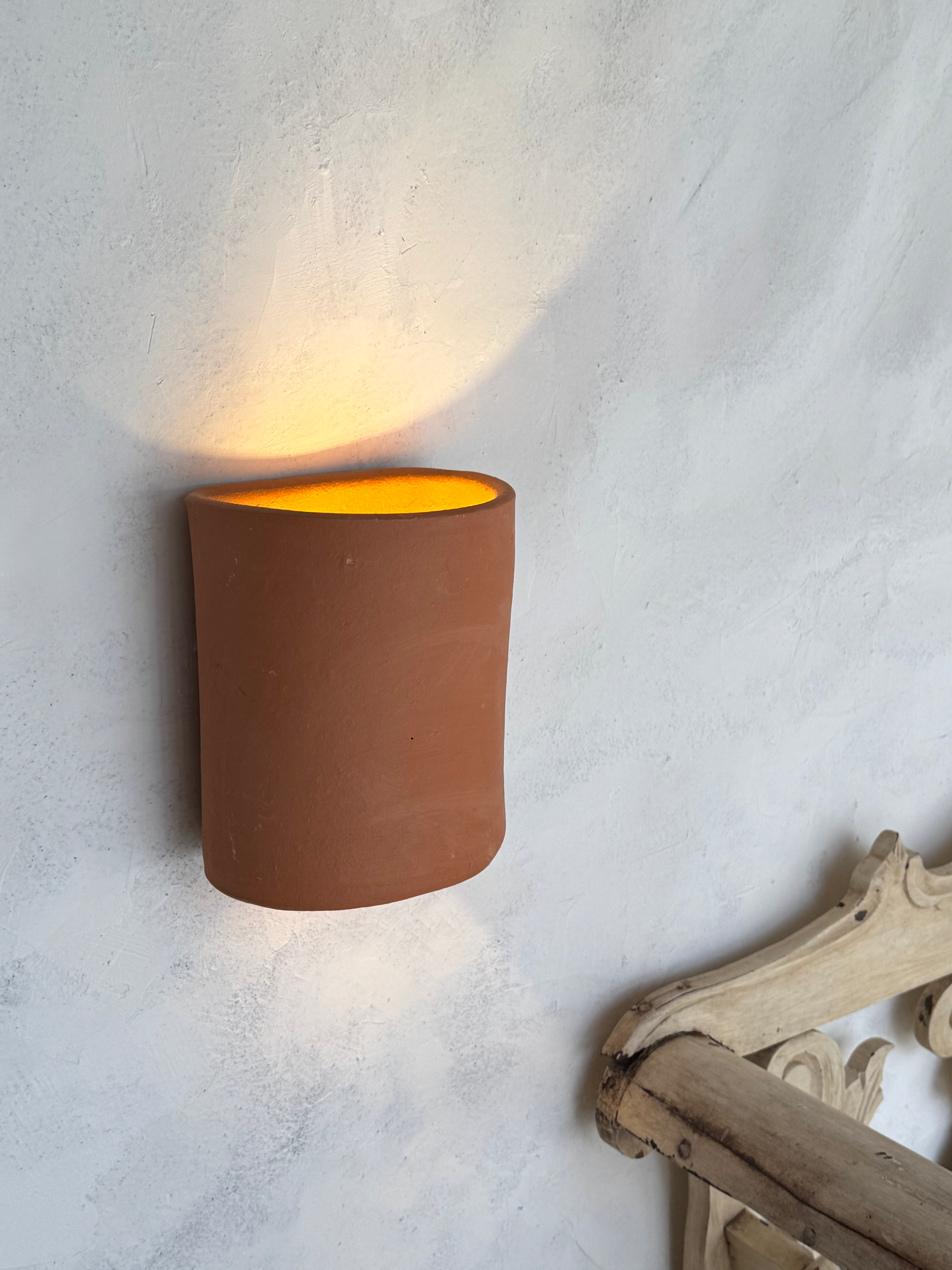 Arandela de cerâmica