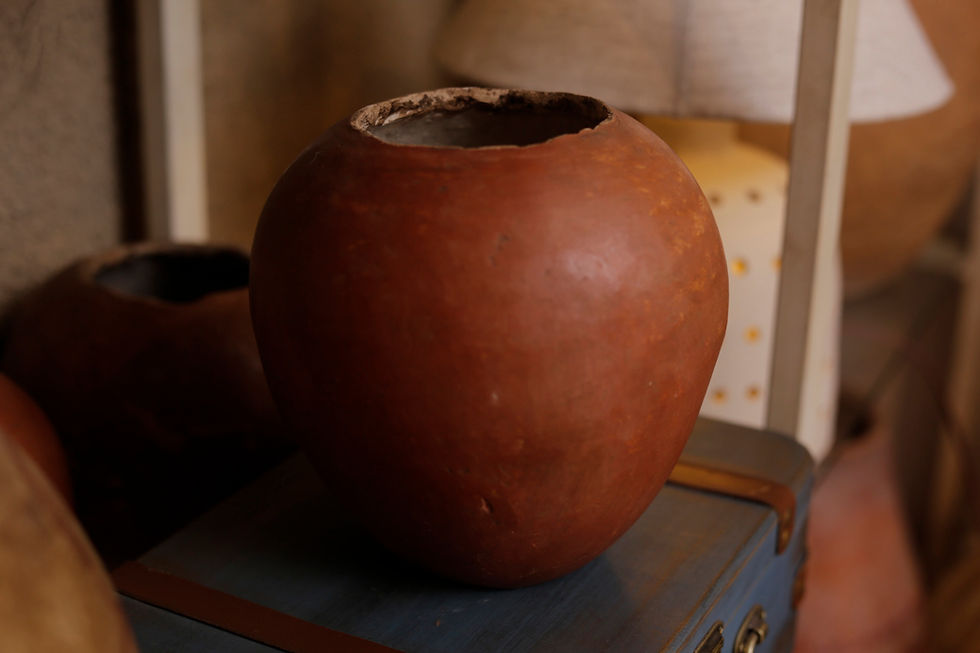 Miniatura: Vaso cerâmica - redondo P