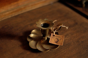 castiçal flor - garimpo