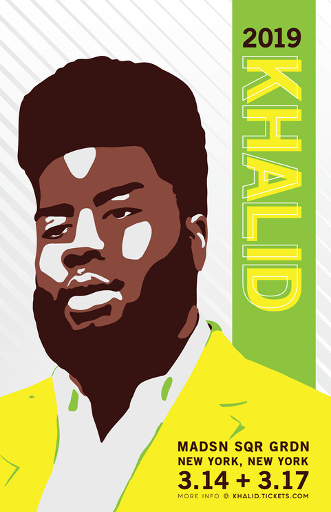 Khalid Concert Poster 1