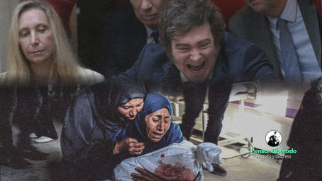 La hipocresía de Milei y su perversión con el dolor de los inocentes al alinearse con EEUU e Israel en la configuración de un nuevo orden mundial.