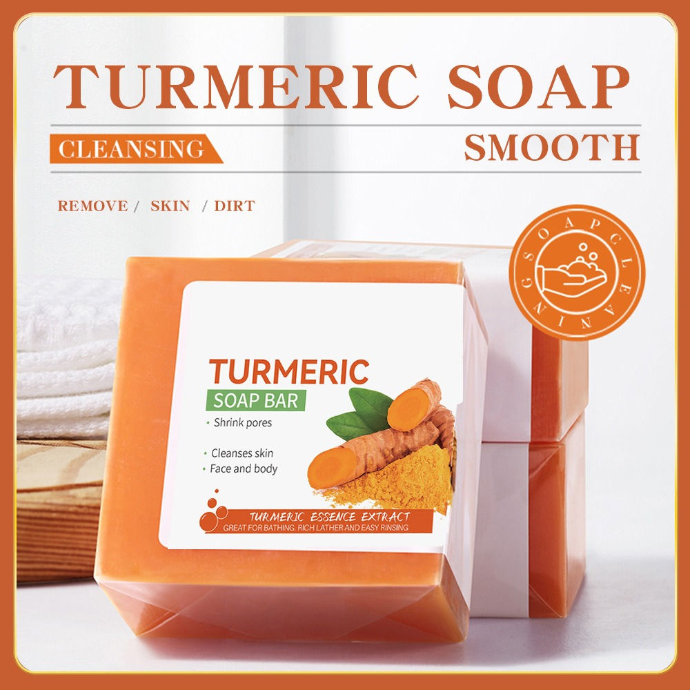 ✨ Golden Turmeric Soap Bar