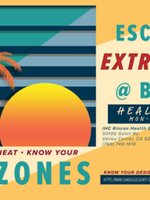 HEAT ADVISORY - KNOW YOUR COOL ZONES