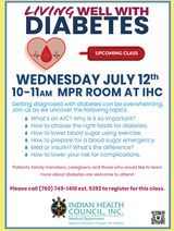 Living Well With Diabetes - July Class