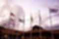 Flags on display above IHC Rincon Health Center