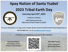 Iipay Nation of Santa Ysabel 2023 Tribal Earth Day