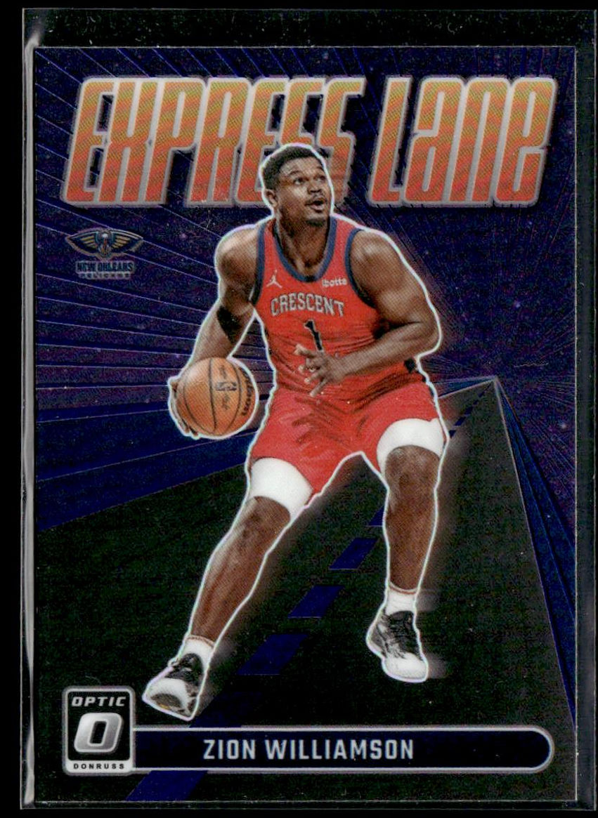 2023-24 Donruss Optic #11 Zion Williamson Express Lane Holo