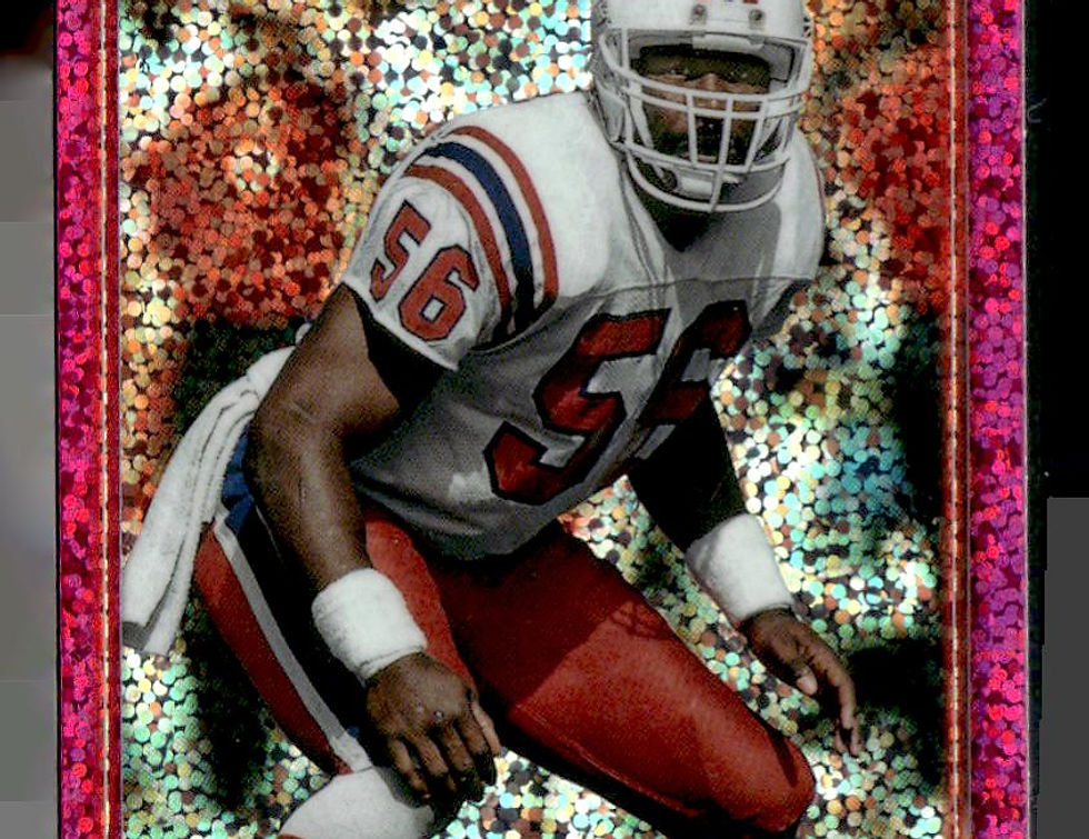 2024 Topps Chrome #128 Andre Tippett Magenta Speckle Refractor #/399