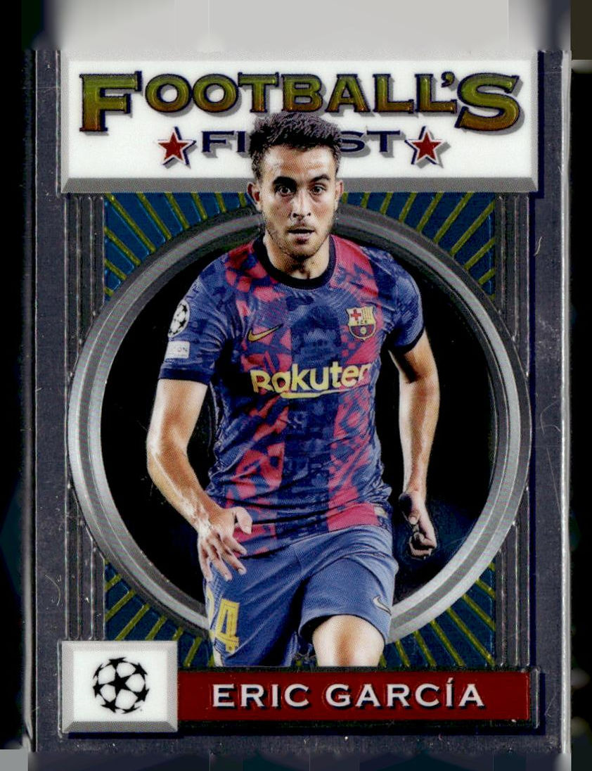 2021-22 Topps Finest Flashbacks UEFA Champions League #115 Eric García