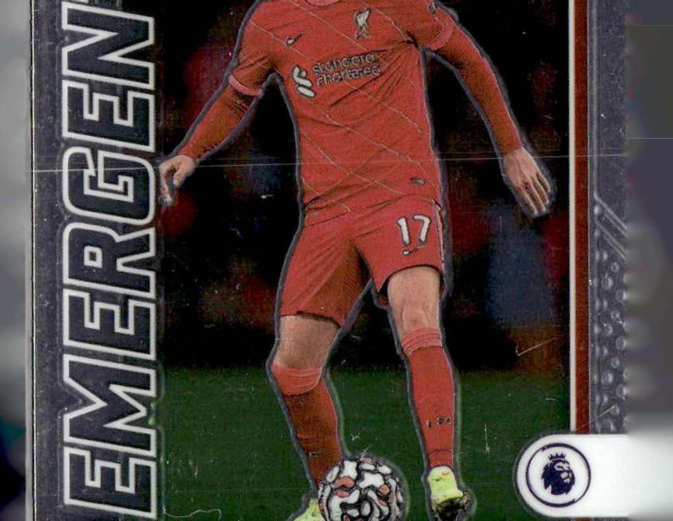 2021-22 Panini Prizm Premier League #22 Curtis Jones Emergent