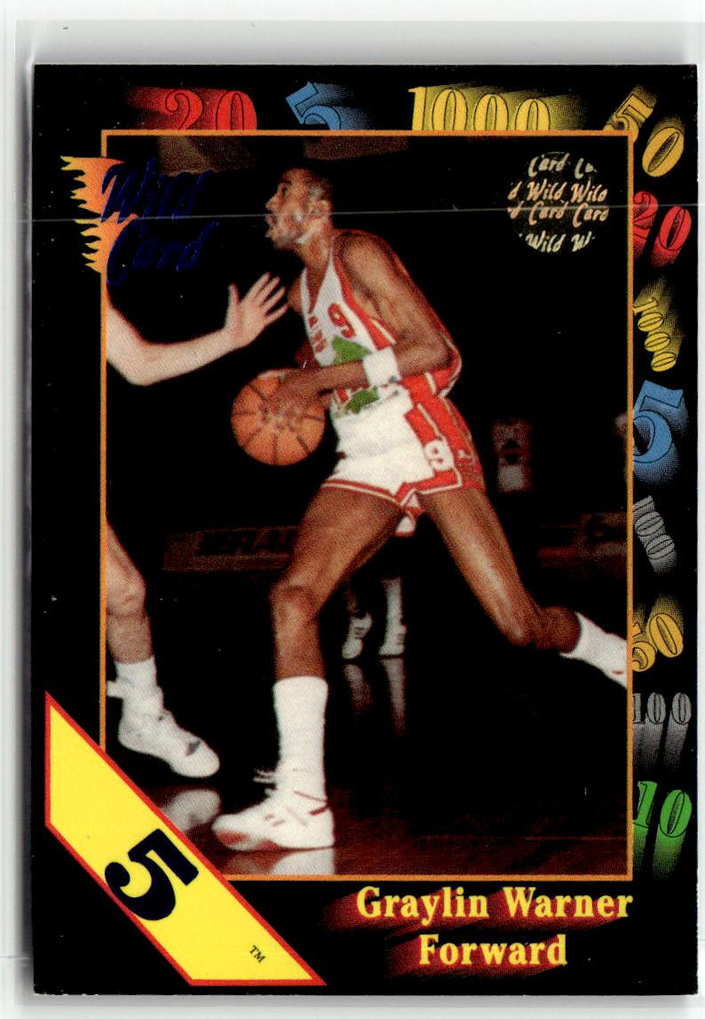 1991-92 Wild Card #29 Graylin Warner 5 Stripe