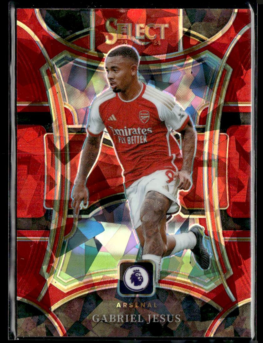 2023-24 Panini Select Premier League #108 Gabriel Jesus Red Ice