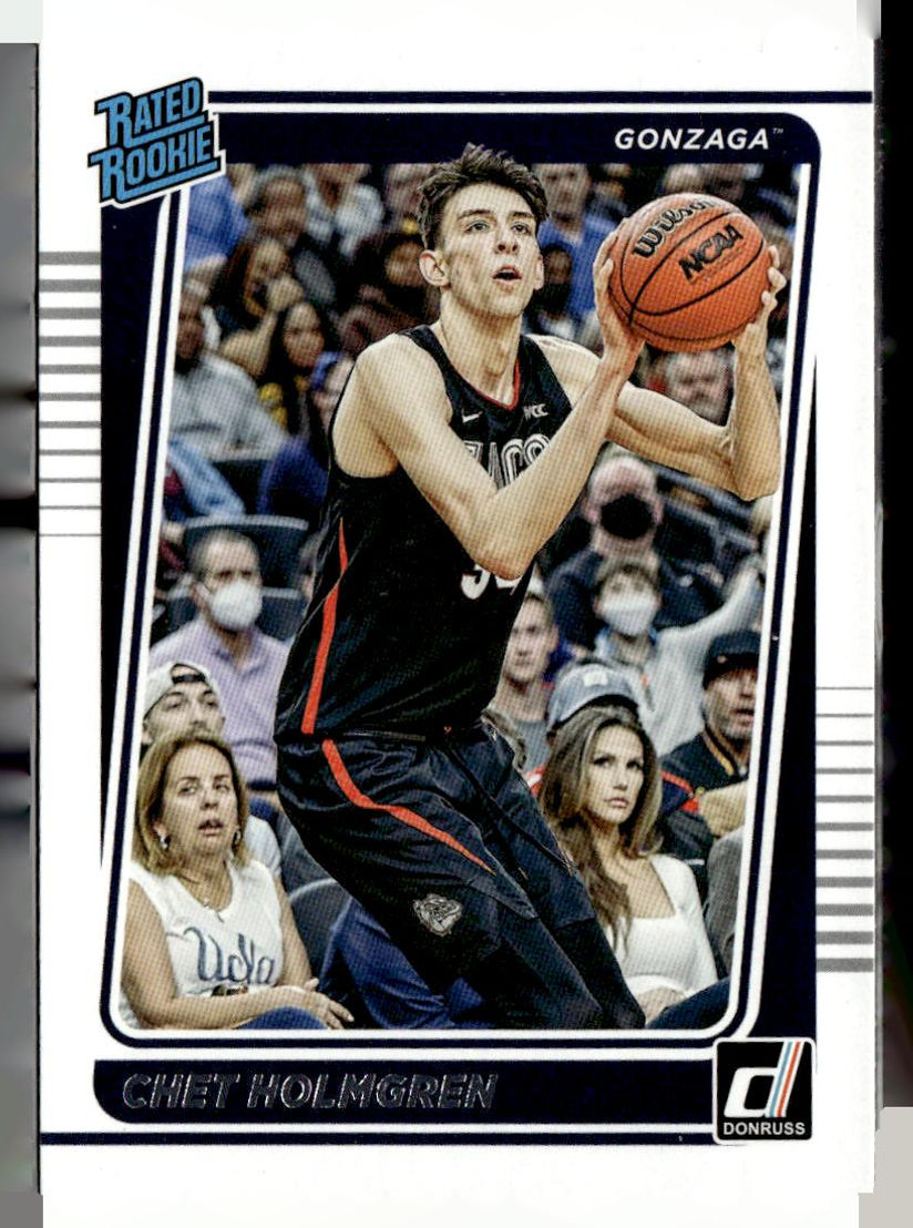 2022 Panini Chronicles Draft Picks #1 Chet Holmgren Donruss Rated Rookies