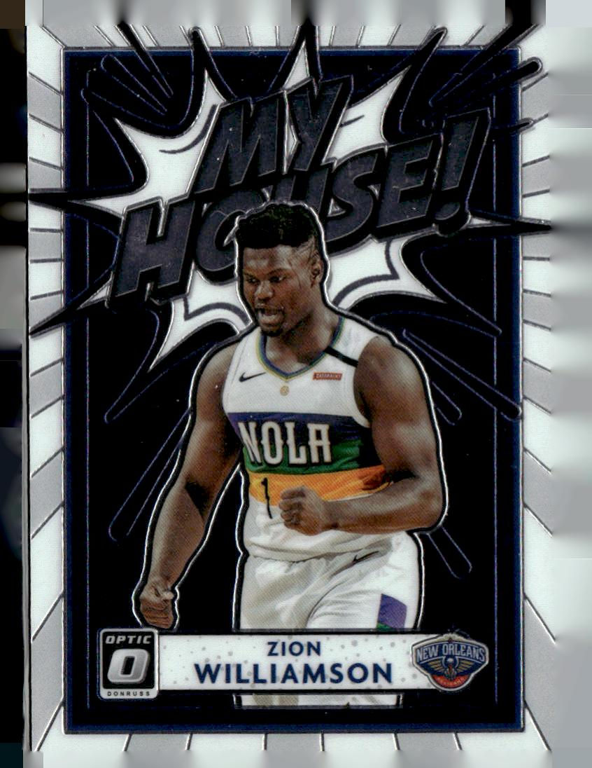 2020-21 Donruss Optic #18 Zion Williamson My House