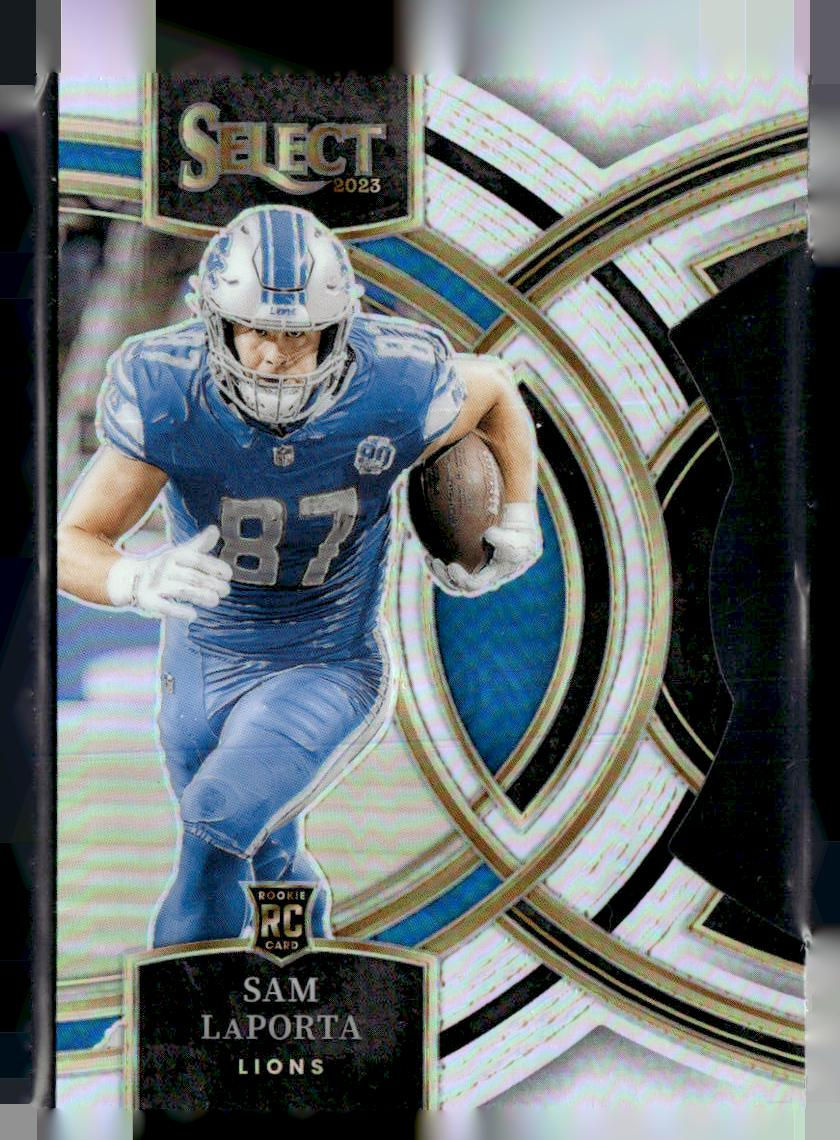 2023 Panini Select #106 Sam LaPorta Silver Prizms Die Cuts