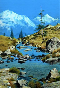 Rzyski Christian | ARCALIS I, Gouache, BELGIUM