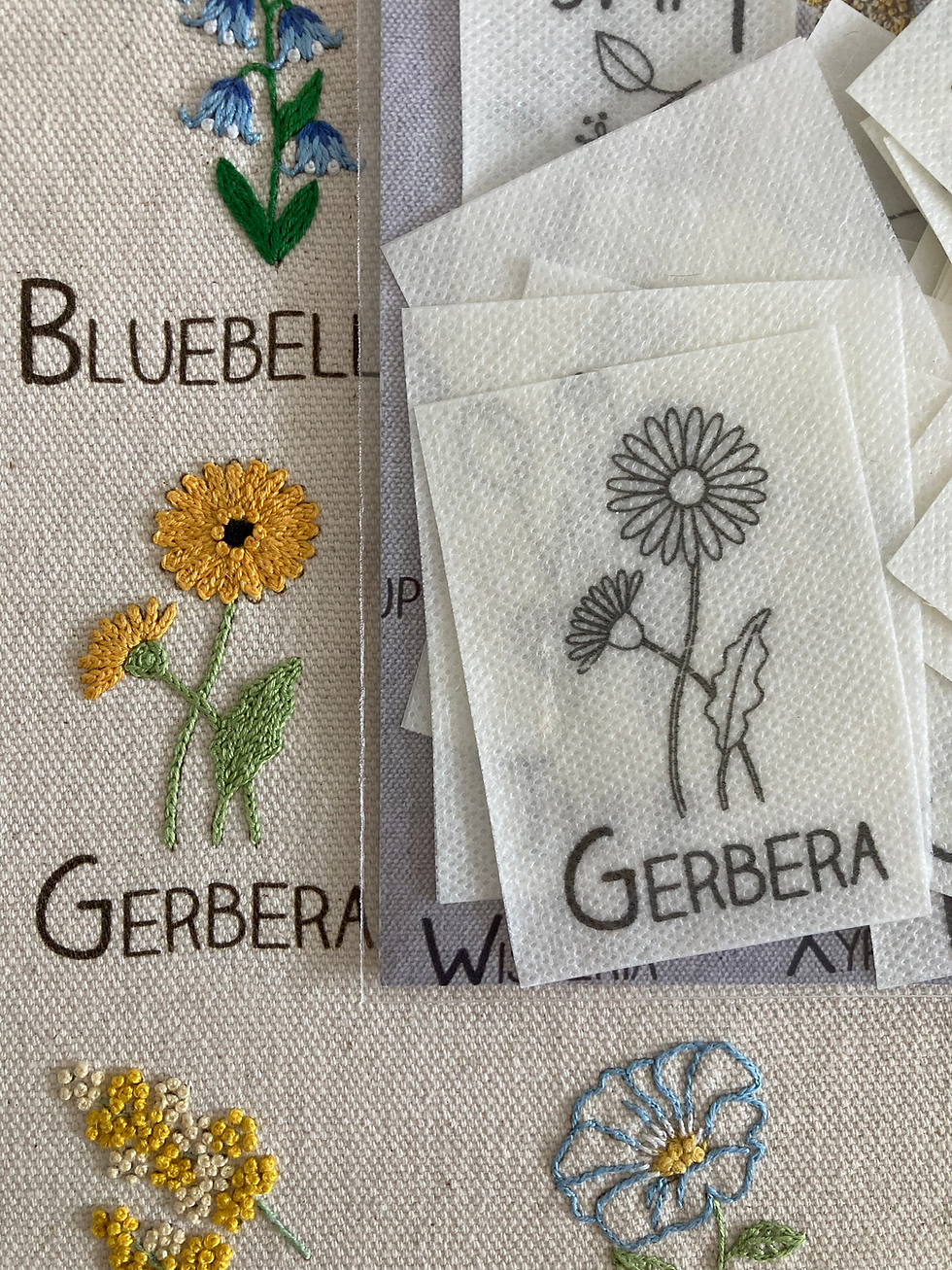 Thumbnail: Stick and Stich - A-Z flowers
