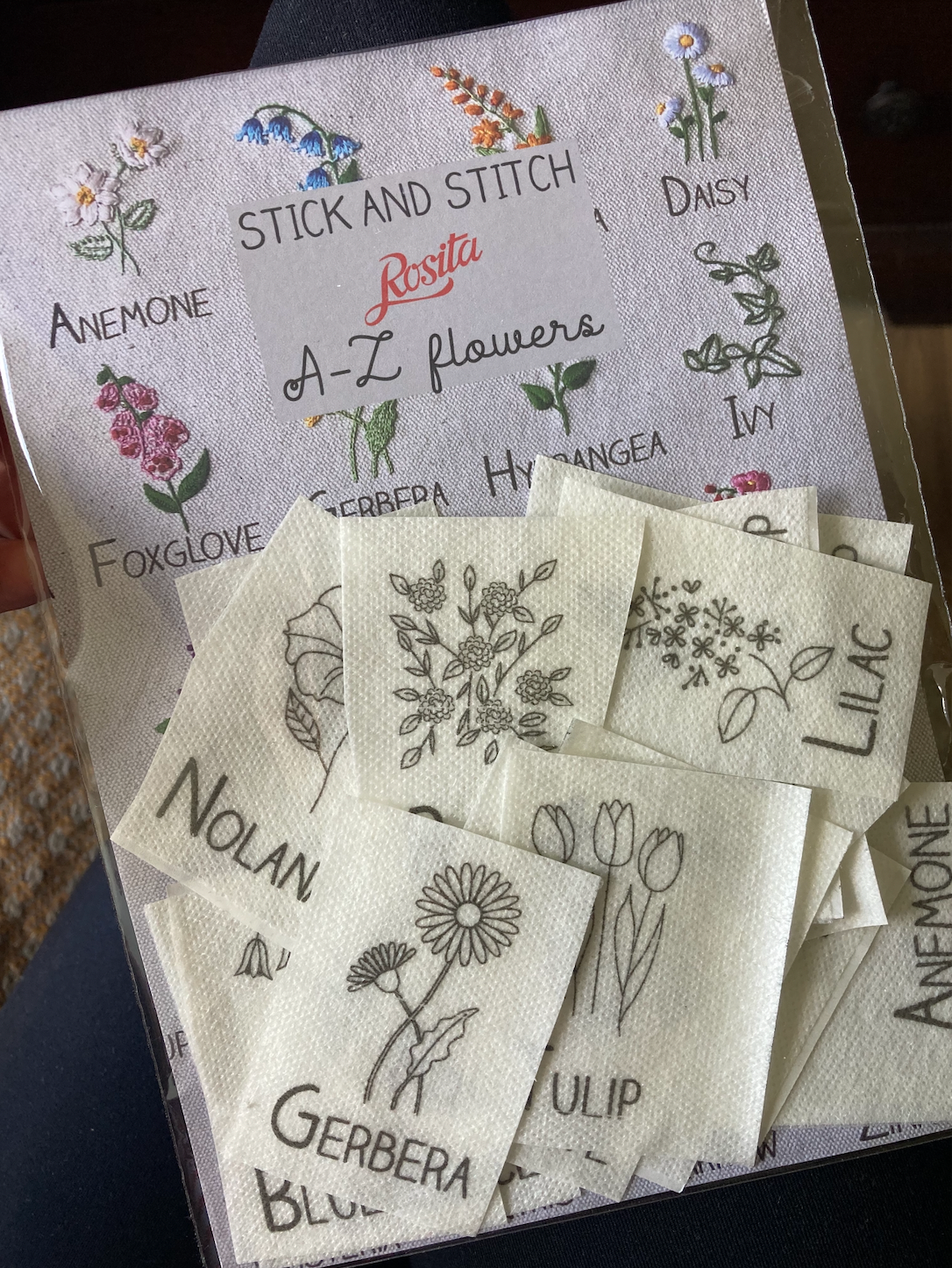 Stick and Stich - A-Z flowers