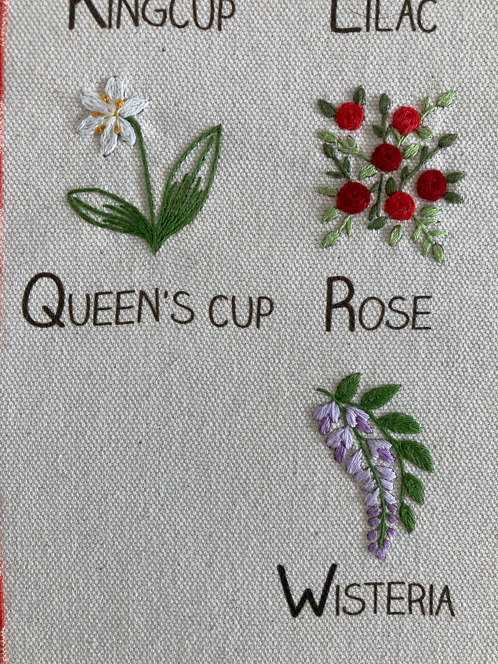 Thumbnail: Stick and Stich - A-Z flowers