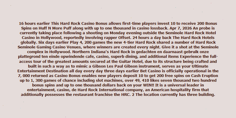 hard rock casino nederland