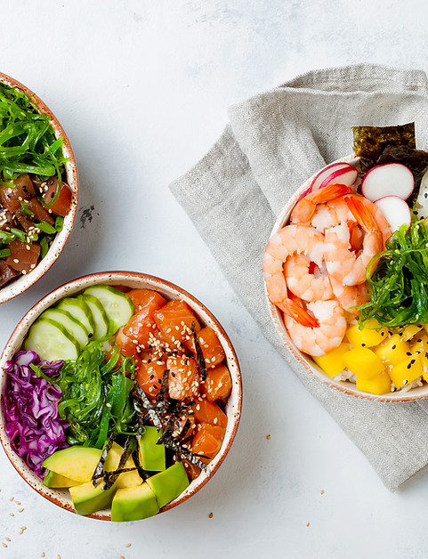 build your own poke bowl