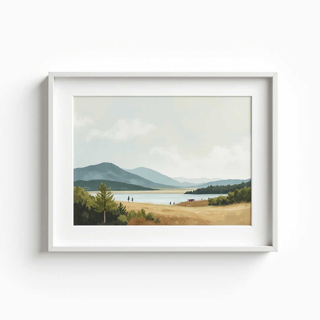 Calm Landscape Print