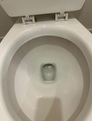 Toilet cleaned after Deep Cleaning service