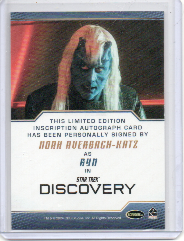 Thumbnail: ST Discovery Season 5 Noah Averbach-Katz inscription auto