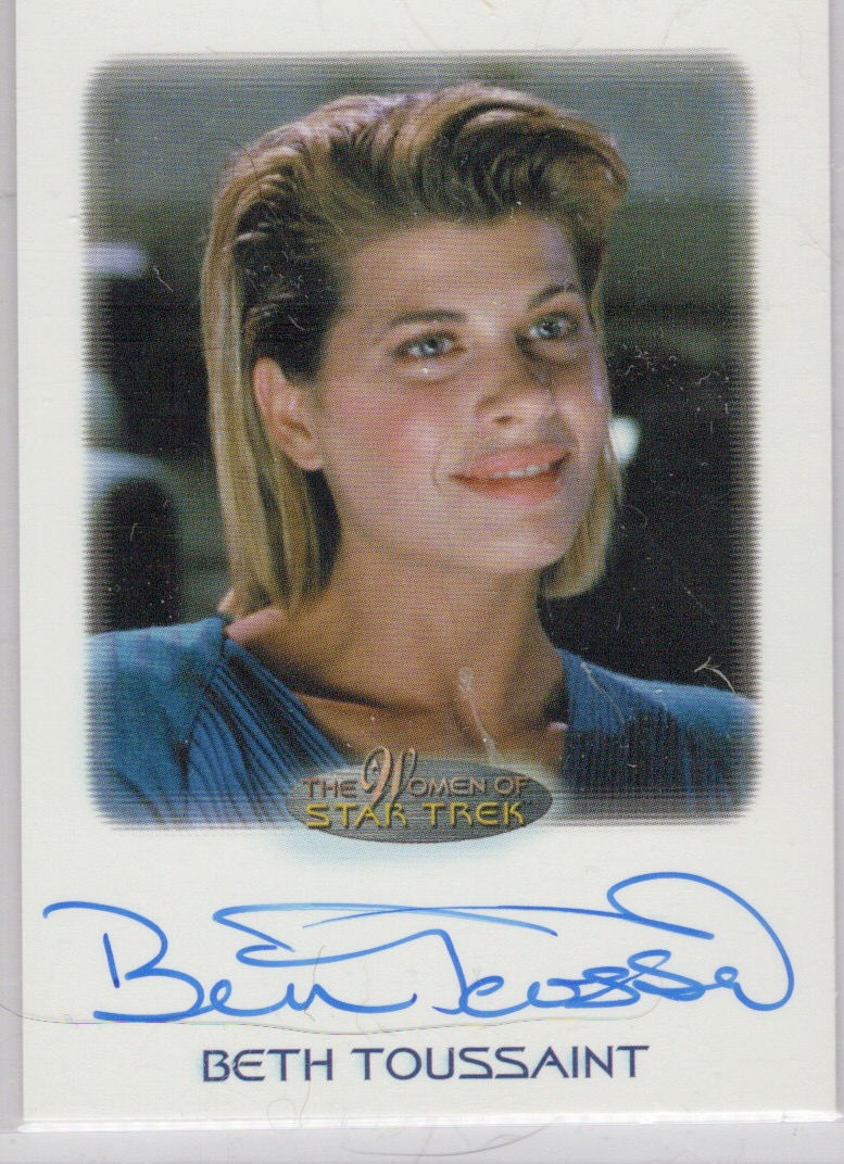 Beth Toussiant autograph card - Very Limited