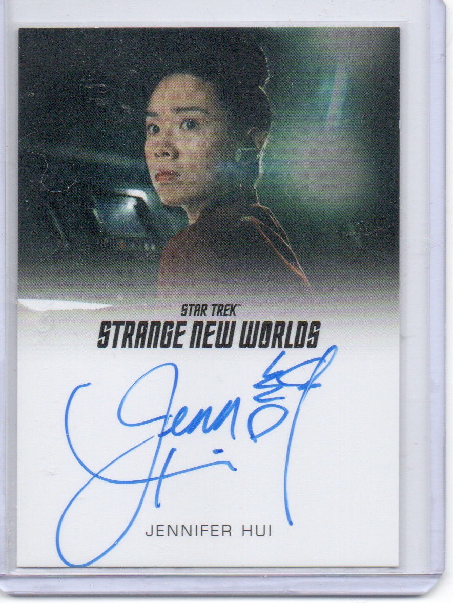 Jennifer Hui FB autograph card - LTD