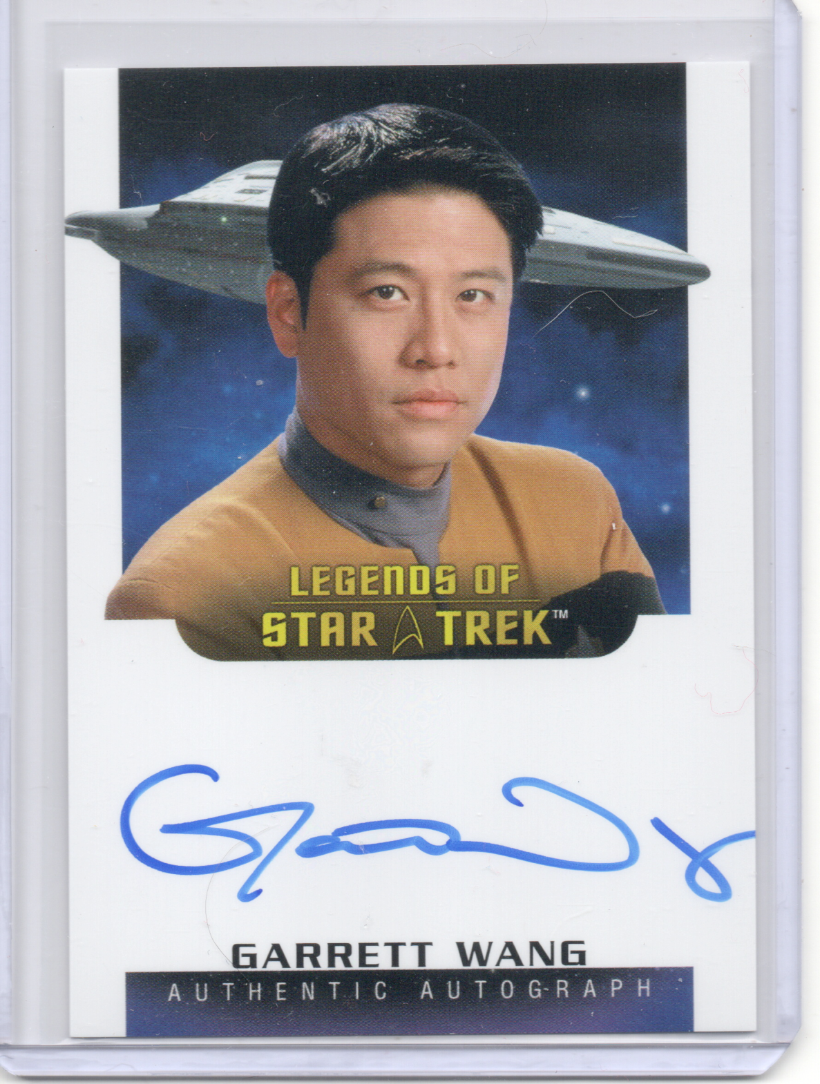 ST Connections Legends of Star Trek LA46 Garrett Wang autograph card