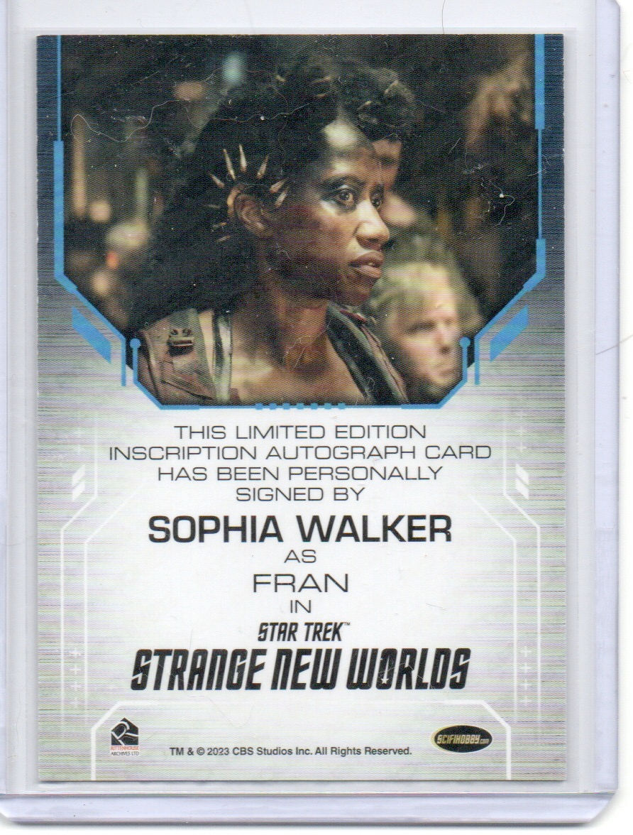 Thumbnail: Sophia Walker Inscription autograph card 11-25