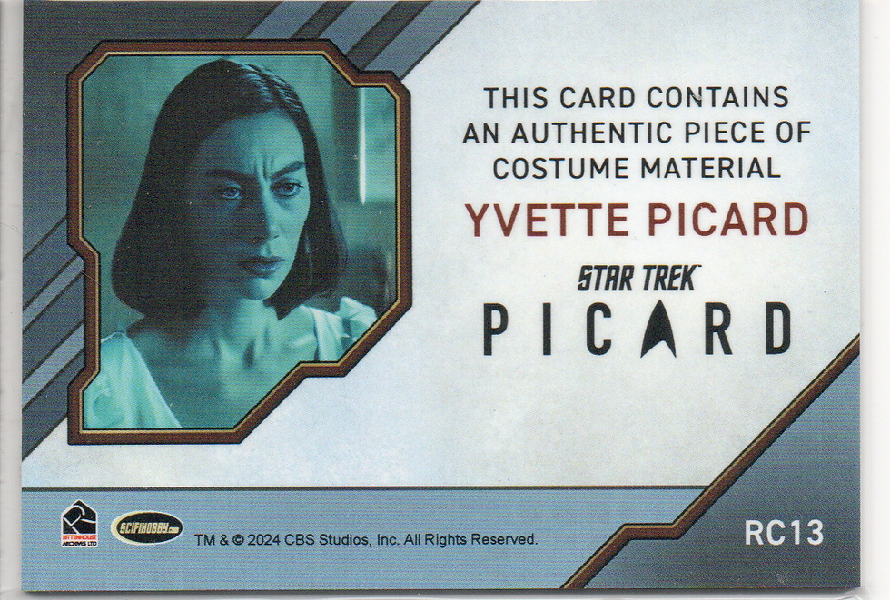 Thumbnail: Picard Season 2/3 Relic Card RC13 Yvette Picard