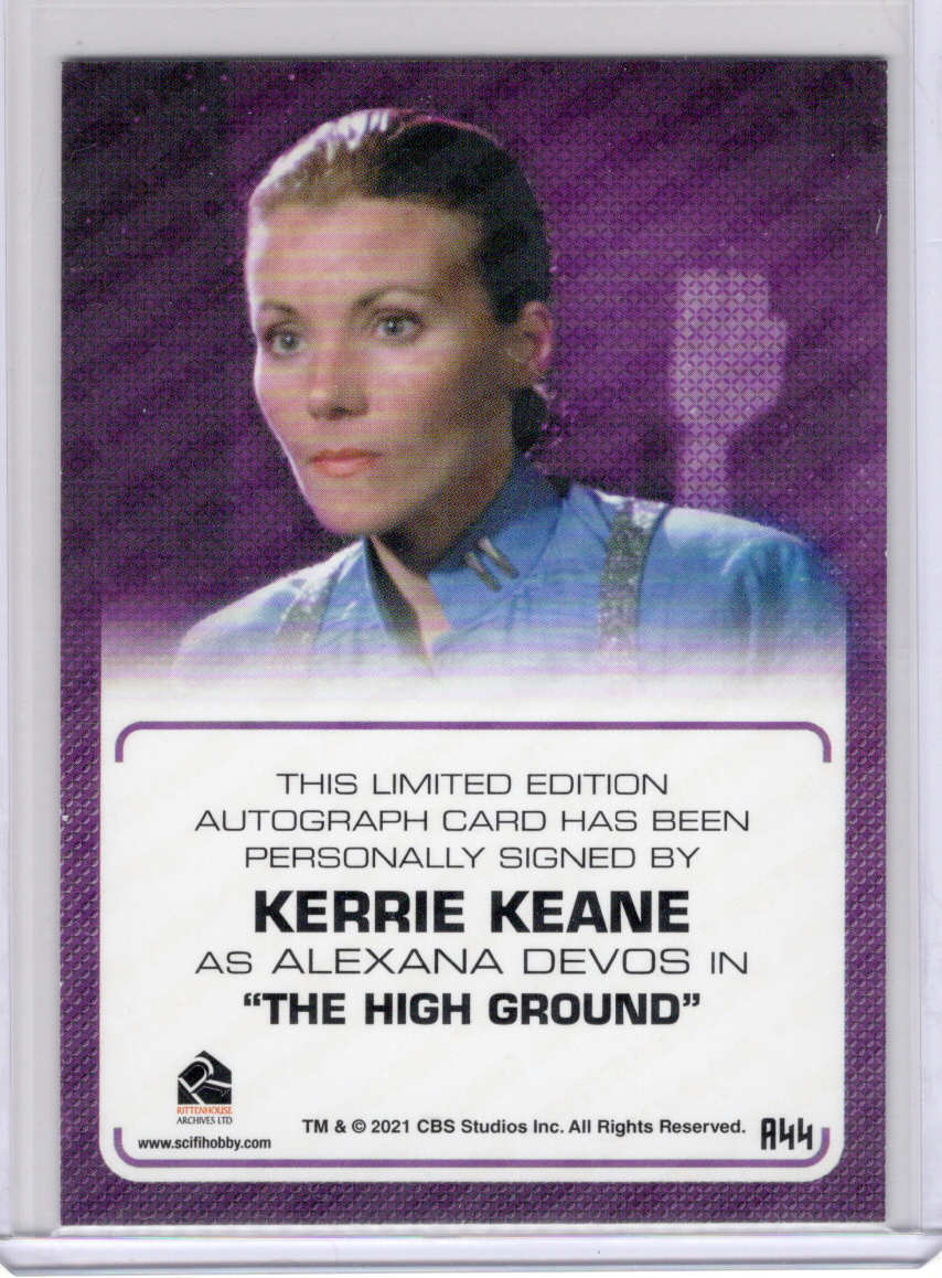 Thumbnail: TNG Archives & Inscriptions Kerrie Keane autograph card