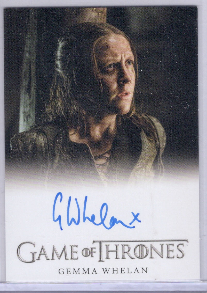 Gemma Whelan Full Bleed autograph card