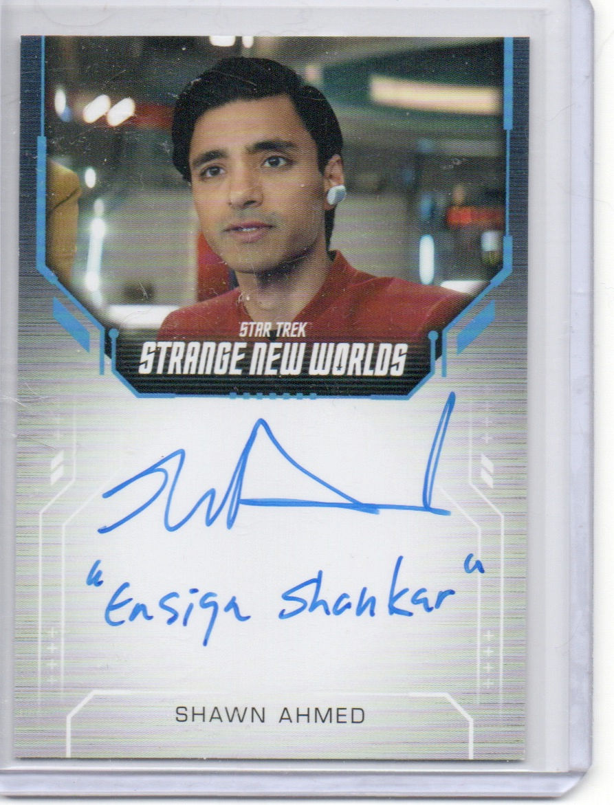Shawn Ahmed inscription autograph card 26-50