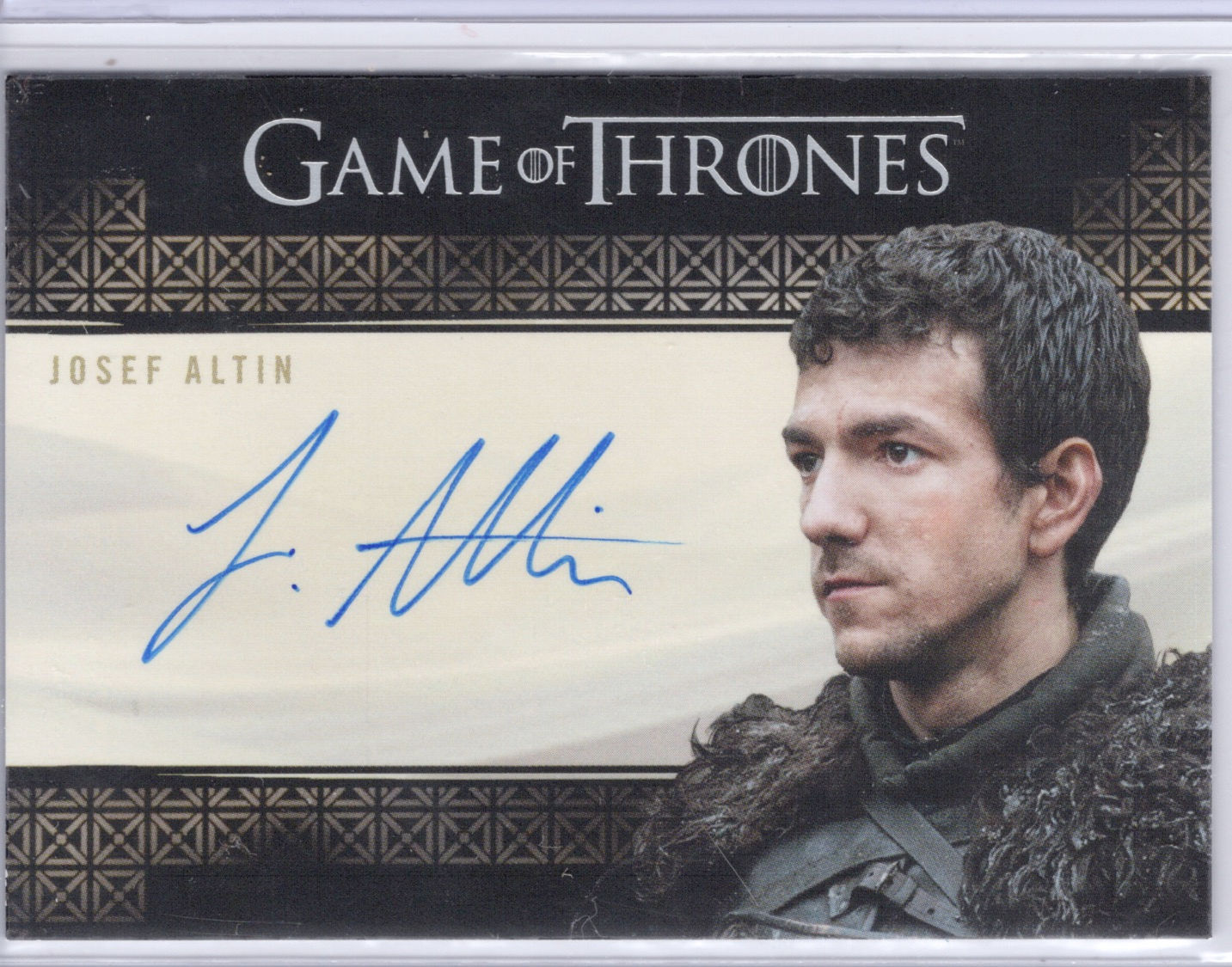 Iron Anniversary Valyrian Steel Josef Altin auto card