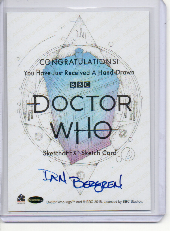 Thumbnail: Dr. Who 5-7 Dan Bergren Sketch card