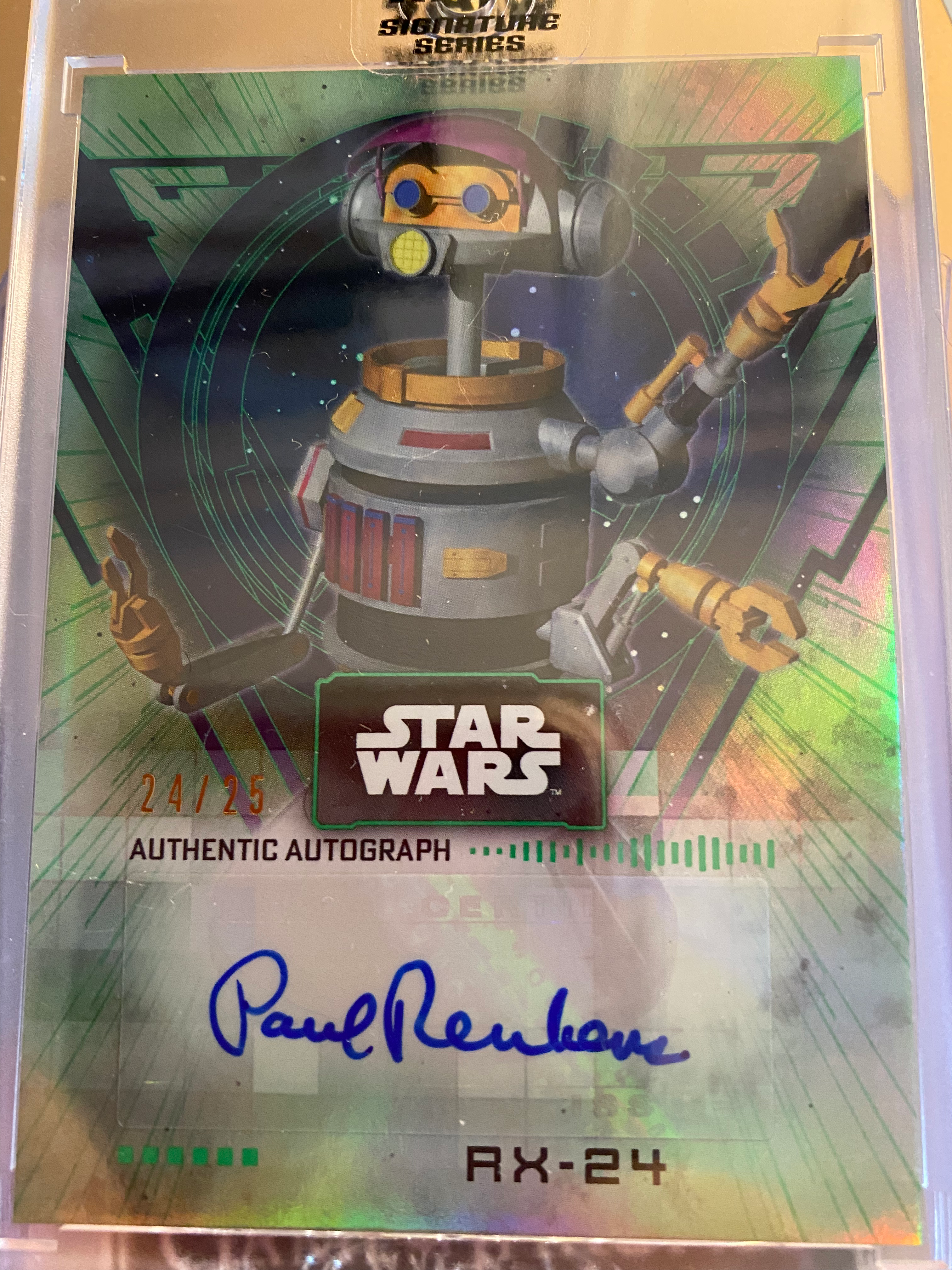 Signature Series NUMBERED 24/25 Paul Reubens(Pee Wee Herman) autograph card