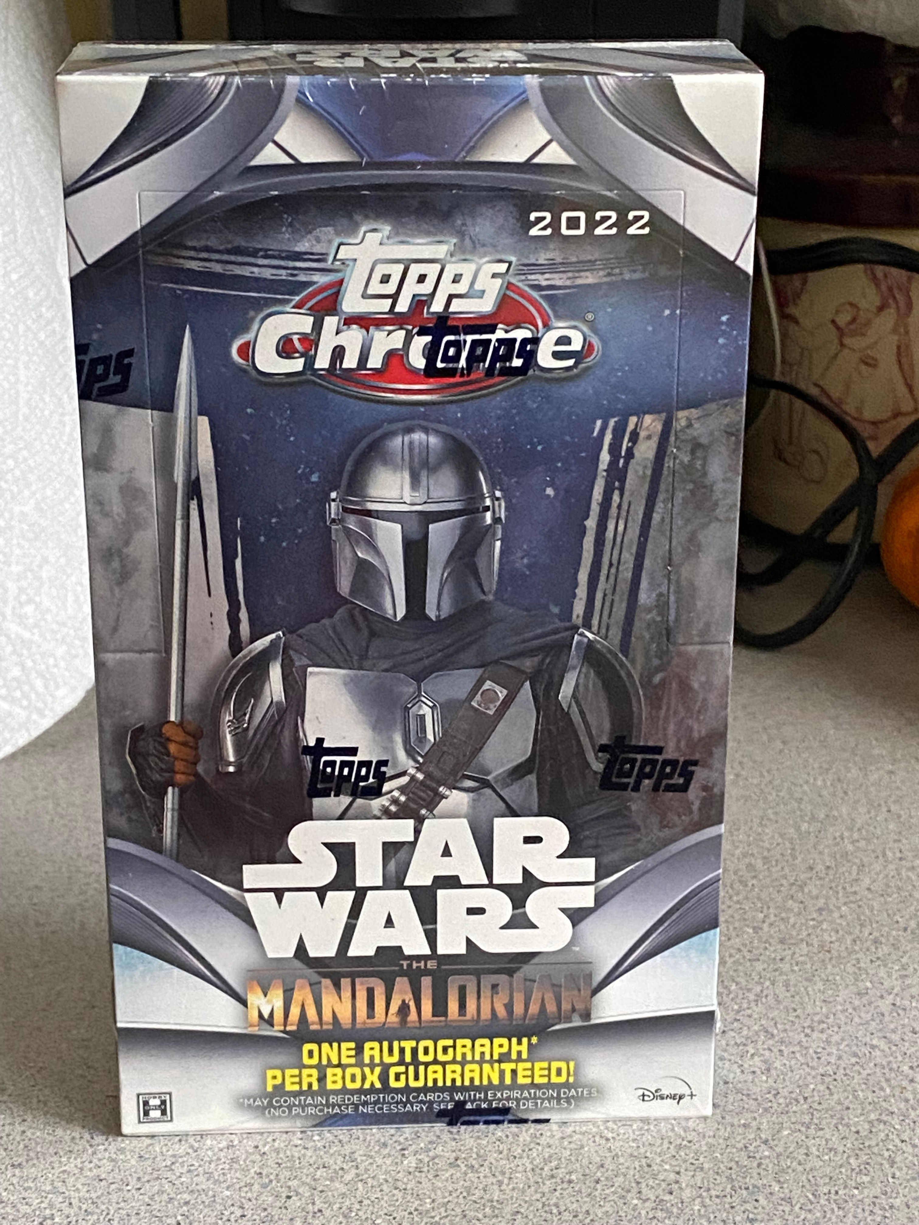 2022 Star Wars Mandalorian Chrome Beskar Edition Sealed Hobby Box