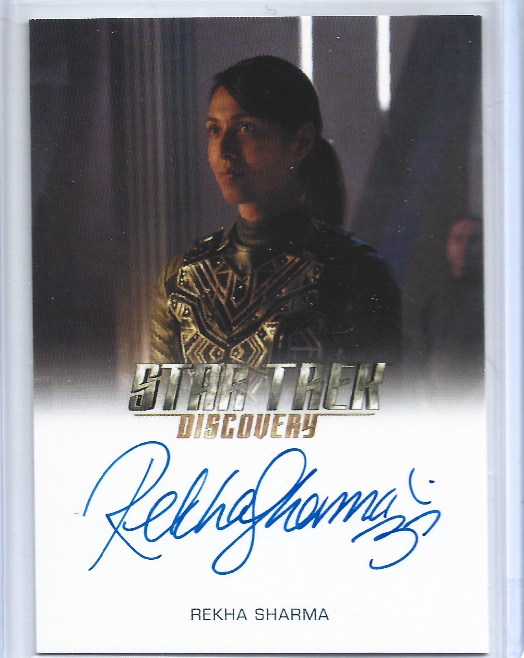 Discovery Season 1 Autograph Card Rekha Sharma as Mirror Cmdr Landry