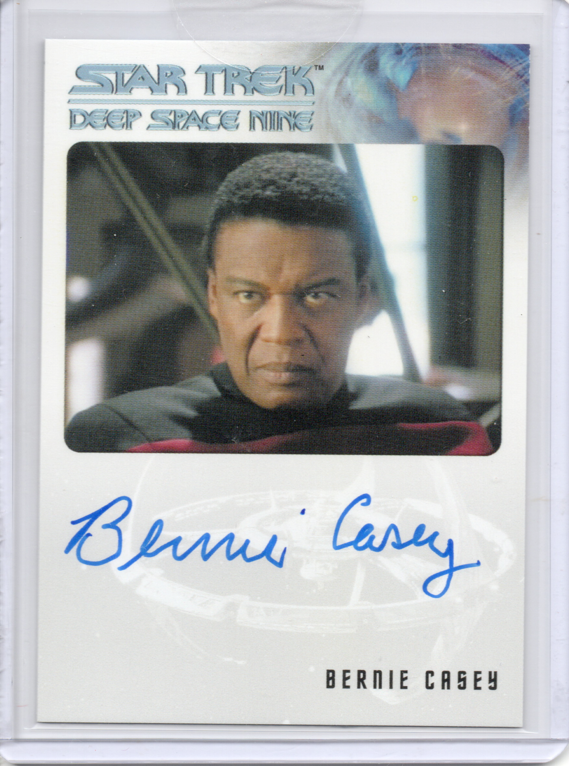 ST DS9 Bernie Casey autograph card