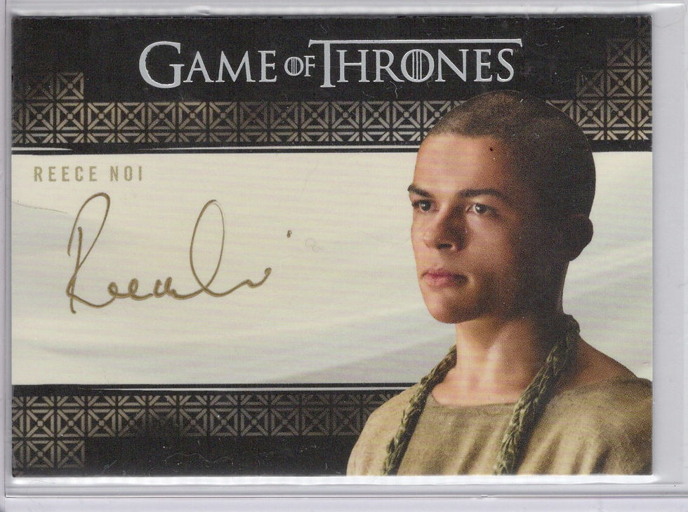 Valyrian Steel Reece Noi autograph card